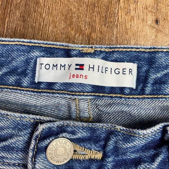 Vintage 2001 Y2K Tommy Hilfiger High Rise Mom Jeans 14 - Picture 3 of 6